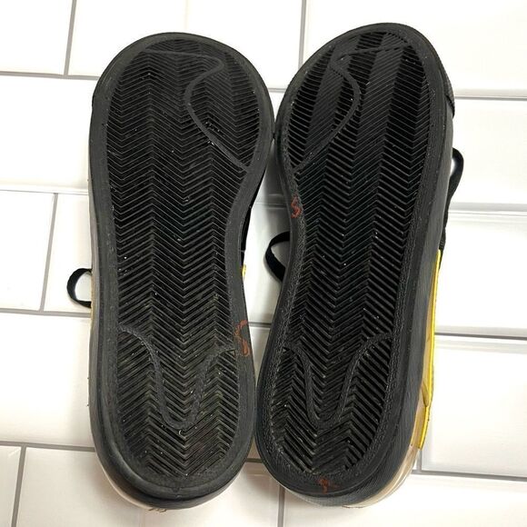 Nike Blazer Low x Pedro Lourenco Black and Gold Low Top Sneakers Leather Size 8 - Picture 13 of 15